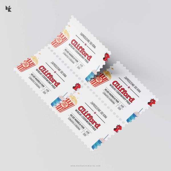 Projektowanie Graficzne Publikacje Bilet Do Kina 01